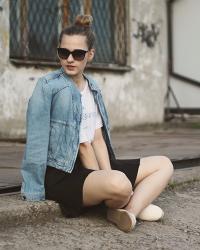 Espadrilles & denim jacket