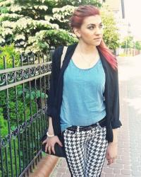 Red & pink hair