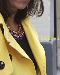 Rain in yellow