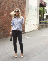 Chambray, Denim & Gold