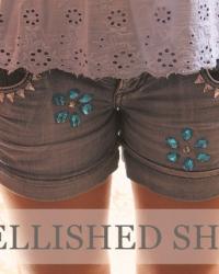 EMBELLISHED SHORTS