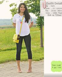 Summer Style & Comfort - White Cotton, Blue Denim