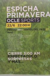 OCLE SPORTS GYM ORGANIZA UNA FIESTA PARA DAR LA BIENVENIDA AL BUEN TIEMPO ¿TE APUNTAS?