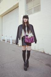 the quilted bomber jacket