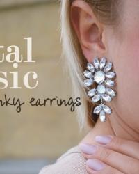 total basic - with funky earrings