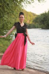 Pink Maxi and Polka Dots