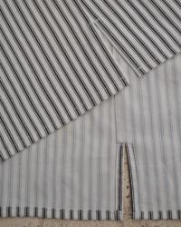 One way to sew a flat-felled and split seam