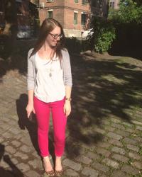 White + pink + leopard
