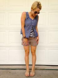 Summer (Mom) Style: Chambray, Shorts & A Tankini
