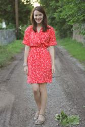 Outfit of the Week - Vintage Red Dress