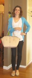 Blue, White & Tres-Chic Fashion Thursday Link Up