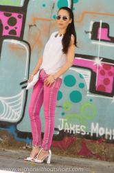PINK GLAM ROCK JEANS