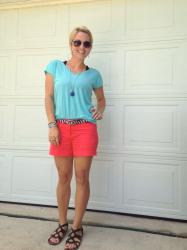 Summer (Mom) Style: Brights & A Touch of Zebra Print