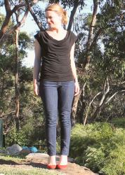 Date night top: Vogue 1250