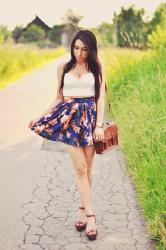 Floral skirt ♥