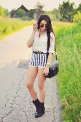 Striped shorts