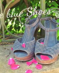 Blue blue shoes