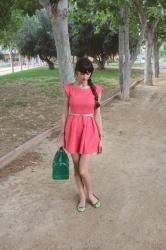 Fresa y verde 
