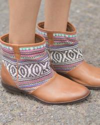 Ethnic booties