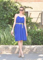 Azul klein dress, golden and giveaway
