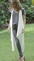 vest and dress