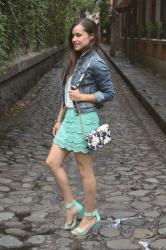 Denim jacket is always a good idea!