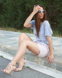 SOFT PINK BERMUDAS