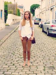 ♡ SILVER AND WHITE NECKLACE ♡