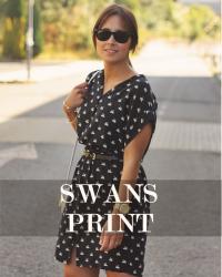 SWANS PRINT