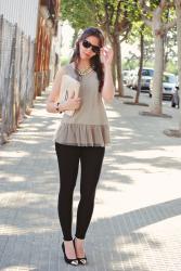 Peplum top