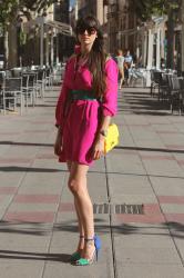 Vestido multicolor