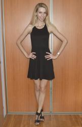 Outfit dňa: Skater black dress