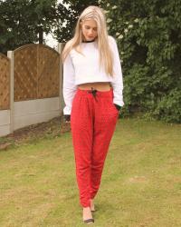 zara trousers & COSMO BLOG AWARDS!!