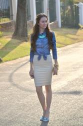 Blogger Style Exchange: Tube Skirt
