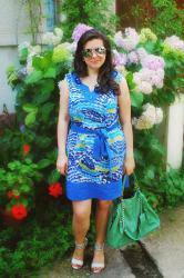 Turquoise summer dress { rochie de vara turcoaz }