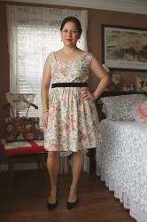 Sunday Best: Floral dress refashion