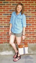 30x30: Chambray & Olive