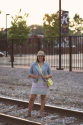 What I Wore: Stripes, Booties and a Fedora