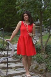 Orange dress