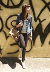 MURALES AND DENIM JACKET