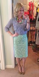 Chambray and Tweed and my favorite item from Anthro's new Archival Collection!