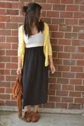 outfit: two-toned dress