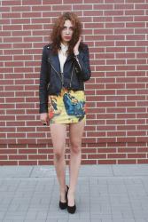 Print skirt