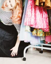 black and white and stripes