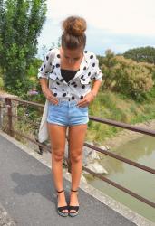 Denim and Polka dots
