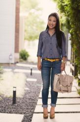 Casual Friday:  Chambray Styling