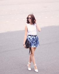 DYED SKIRT | OUTFIT