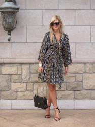 Kimono Wrap Dress + JewelMint Giveaway