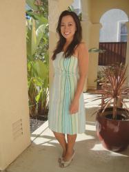 Girly Green Stripes