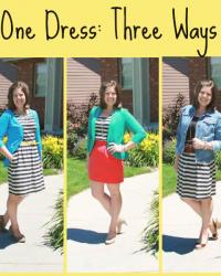 Stripe Dress Re-Mix and Go Blog Social